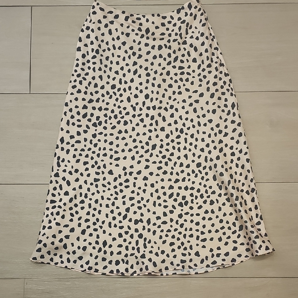 Lovers + Frienda Print Midi Skirt M